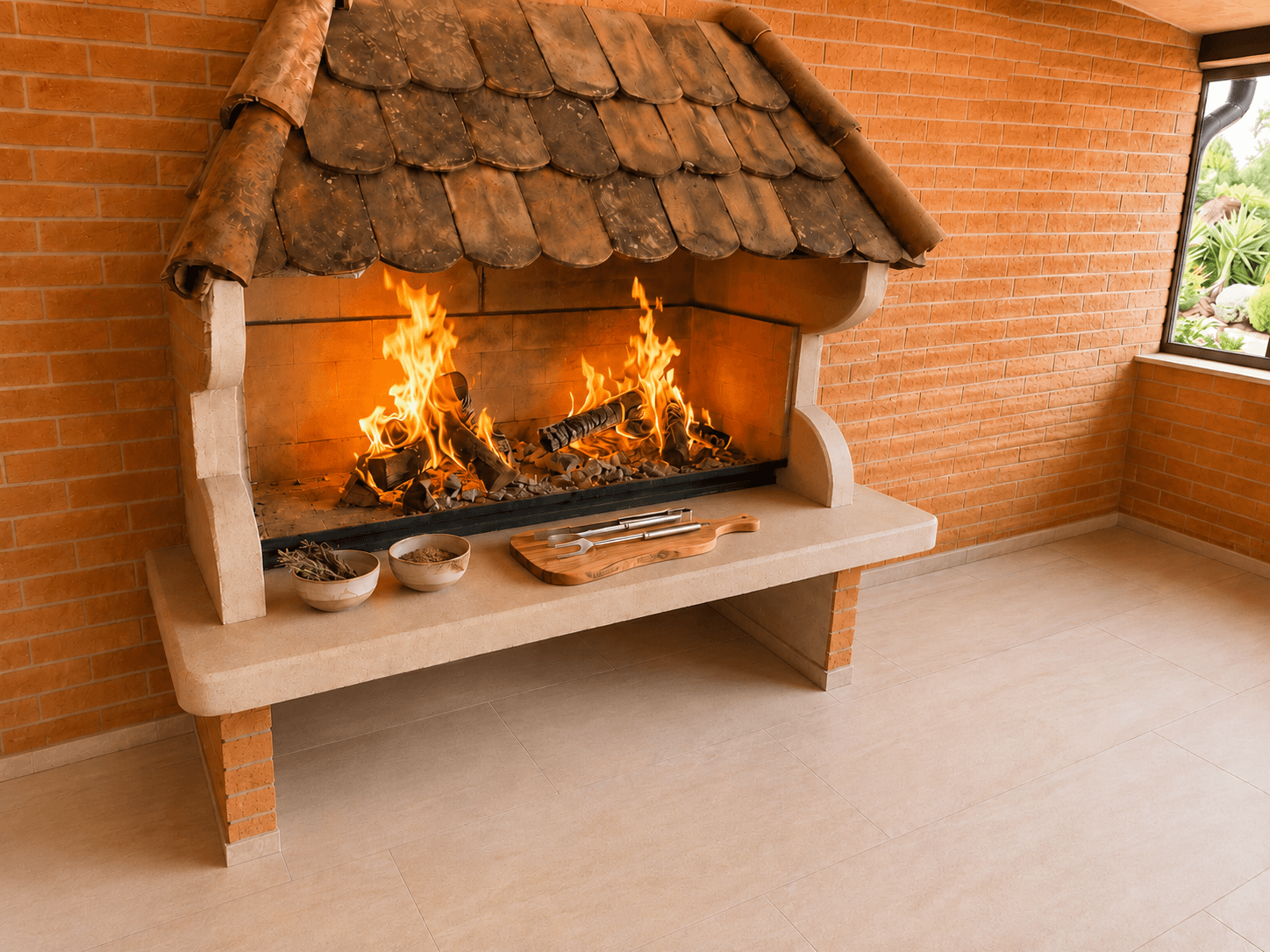 Grill prostor u dvorištu
